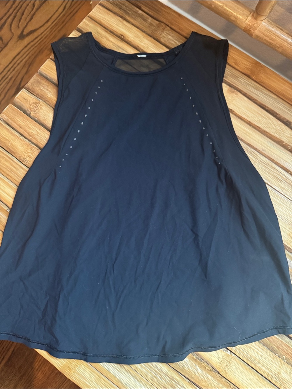 XXS Lululemon Sz 2 Women's Sculpt Tee Sleeveless black Pleated Tank Top